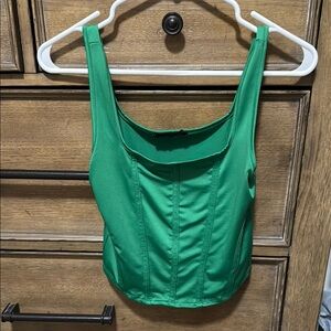 Green Corset Top